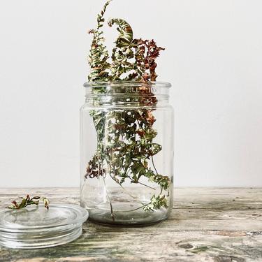 Clear Decorative Glass Jars with Lids Kitchen Bath Storage