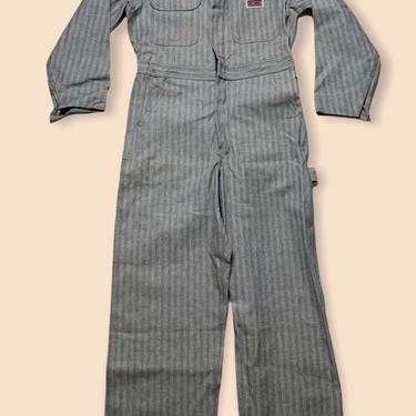 New Old Stock ~ Vintage BIG MAC Herringbone Twill Coveralls ~ size 38 R ~ Work Wear ~ HBT / Denim 