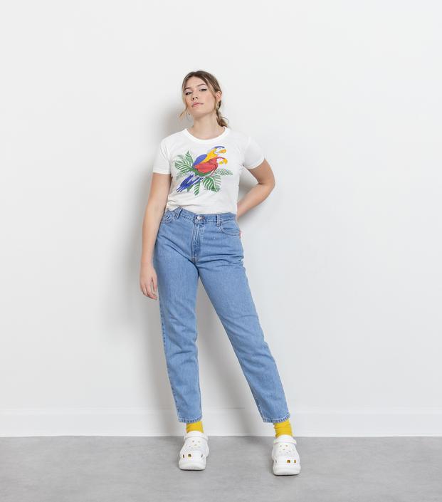 Levis 550 high waisted jeans online