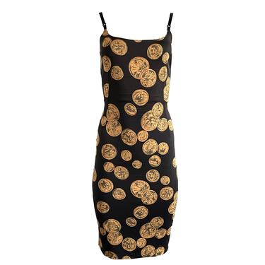 Dolce &amp; Gabbana Brown Coin Dress