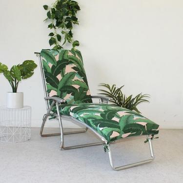 Vintage Foldable Pool Lounger