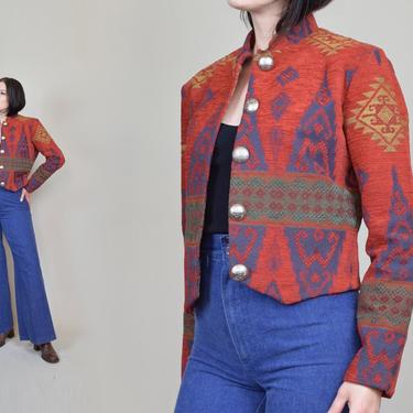 Vintage Kilim Jacket | Southwestern Tapestry Jacket 