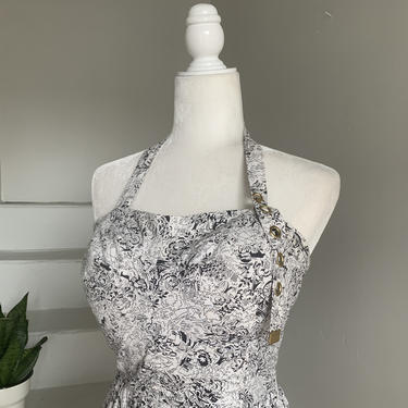 1950's Novelty Print Grommet Dress Marilyn Monroe Vintage | Amalgamated  Costume and Design Studio - Arlington, VA | ATTIC