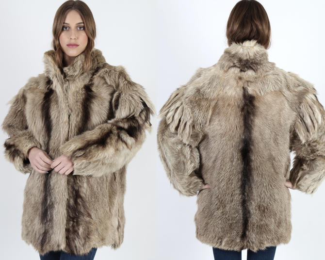 Goat fur outlet jacket