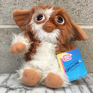 Vintage Gizmo Retro 1980s Gremlins + Stuffed Animal + Plush Kids Toy + Fantasy or Sci Fi + Movie Memorabilia + Joe Dante + Steven Spielberg 