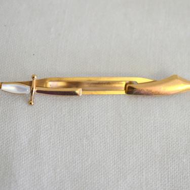 1950s/60s Swank Sword Tie Bar 