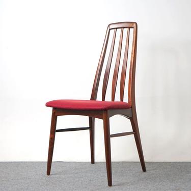 1 &quot;Eva&quot; Rosewood Dining Chair, By Niels Koefoed - (319-127.2) 