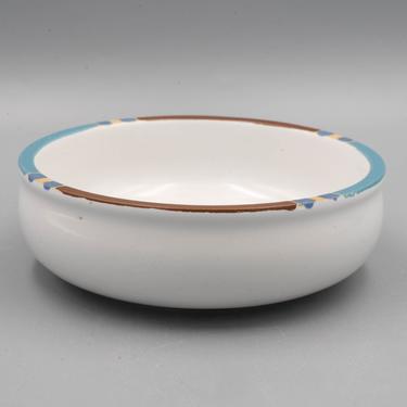 Dansk Mesa White Sand Salad Bowl | Vintage Southwestern Stoneware Dinnerware 