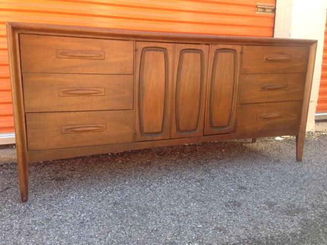 Mid Century Broyhill Emphasis Dresser Credenza From Res Q Modern