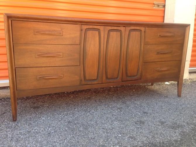 Mid Century Broyhill Emphasis Dresser Credenza From Res Q Modern