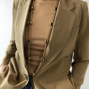 Vintage St John gold chain belt necklace with | Vintage  display picture 3