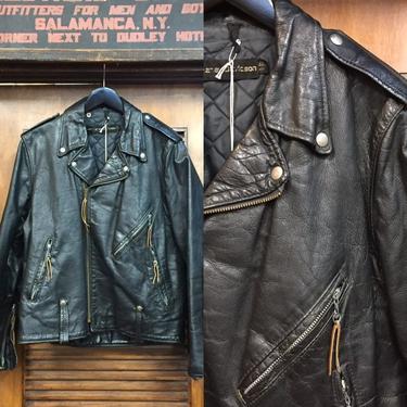 Vintage 1960’s “Harley Davidson” Motorcycle Leather Jacket, Vintage Jacket, Motorcycle Gear, Vintage Harley, Vintage Clothing 