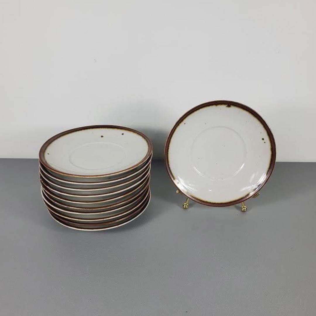 one-dansk-brown-mist-saucer-plate-retro-revival-shop-fort-worth-tx