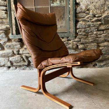 Mid century lounge chair Scandinavian modern sling chair Ingmar Relling for Westnofa siesta chair 