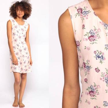Pink Floral Dress Grunge Mini Dress 90s Sun | Shop Exile - Tucson, AZ |  ATTIC