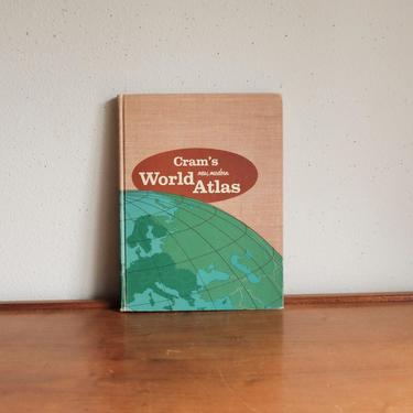 Vintage World Atlas / Crams Atlas 1956 