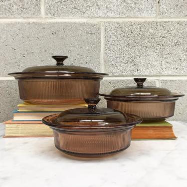 Vintage Pyrex Casserole Brown Pyrex Bakeware Vintage Pyrex