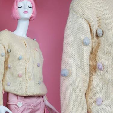1980's Chaus Petites wool blend mod sweater. (Size S/M) 