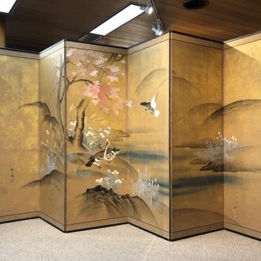 Japanese Antique Byobu Screen