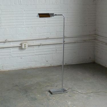 Vintage Chrome Koch & Lowy Adjustable Floor Lamp (2 Available) 