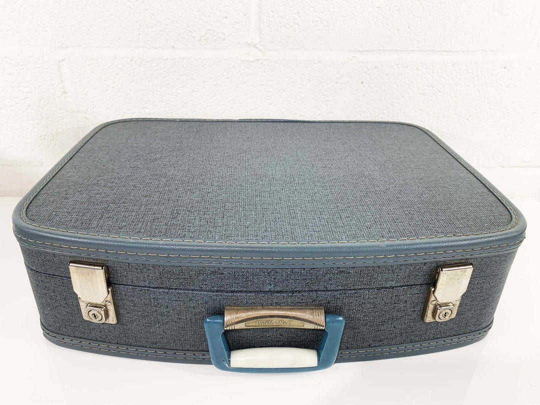 1960's-70's Vintage Sears Luggage Carry On Travel Bag Case