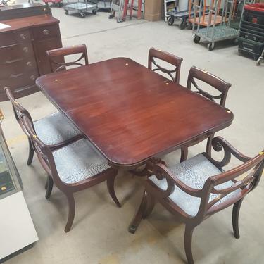 Duncan Phyfe Style Mahogany Dining Set