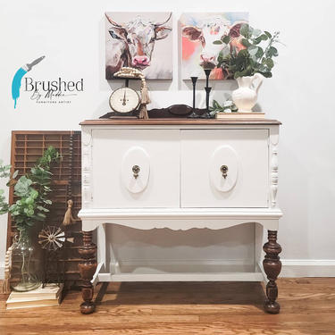 Small Jacobean sideboard by Brushed