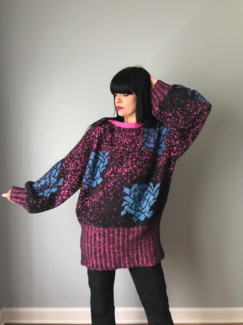 Oversized shop 80s sweater