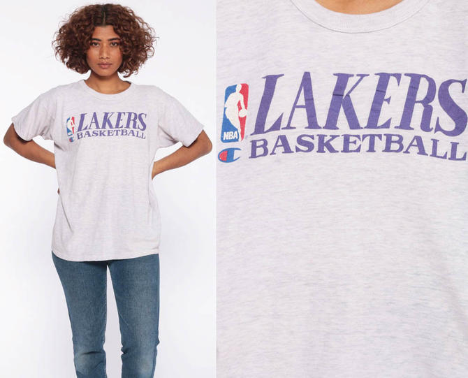 90s Medium LA Lakers Shirt LA Lakers Tee Los Angeles Lakers 