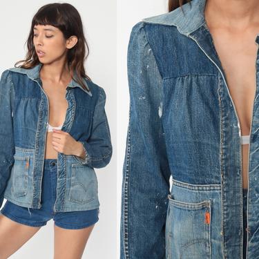 Levis Jean Jacket 70s DIY Patchwork Denim Jacket | Shop Exile