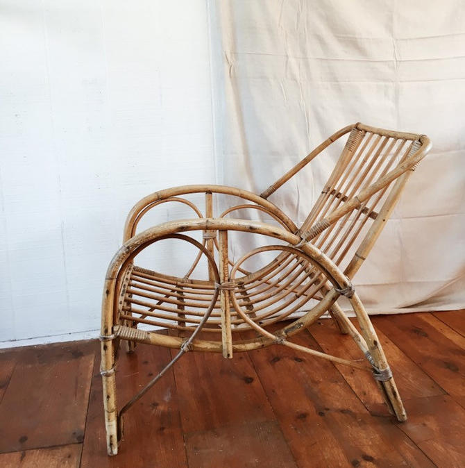 Rattan discount scoop chair