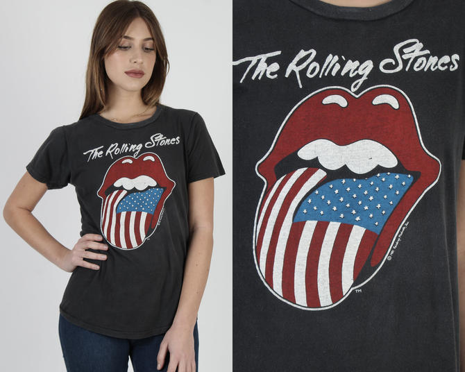 rolling stones concert t shirt 1981