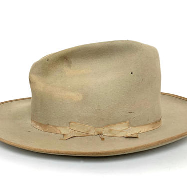 Vintage 1950s/1960s STETSON Open Road Western Fedora ~ size 7 1/8