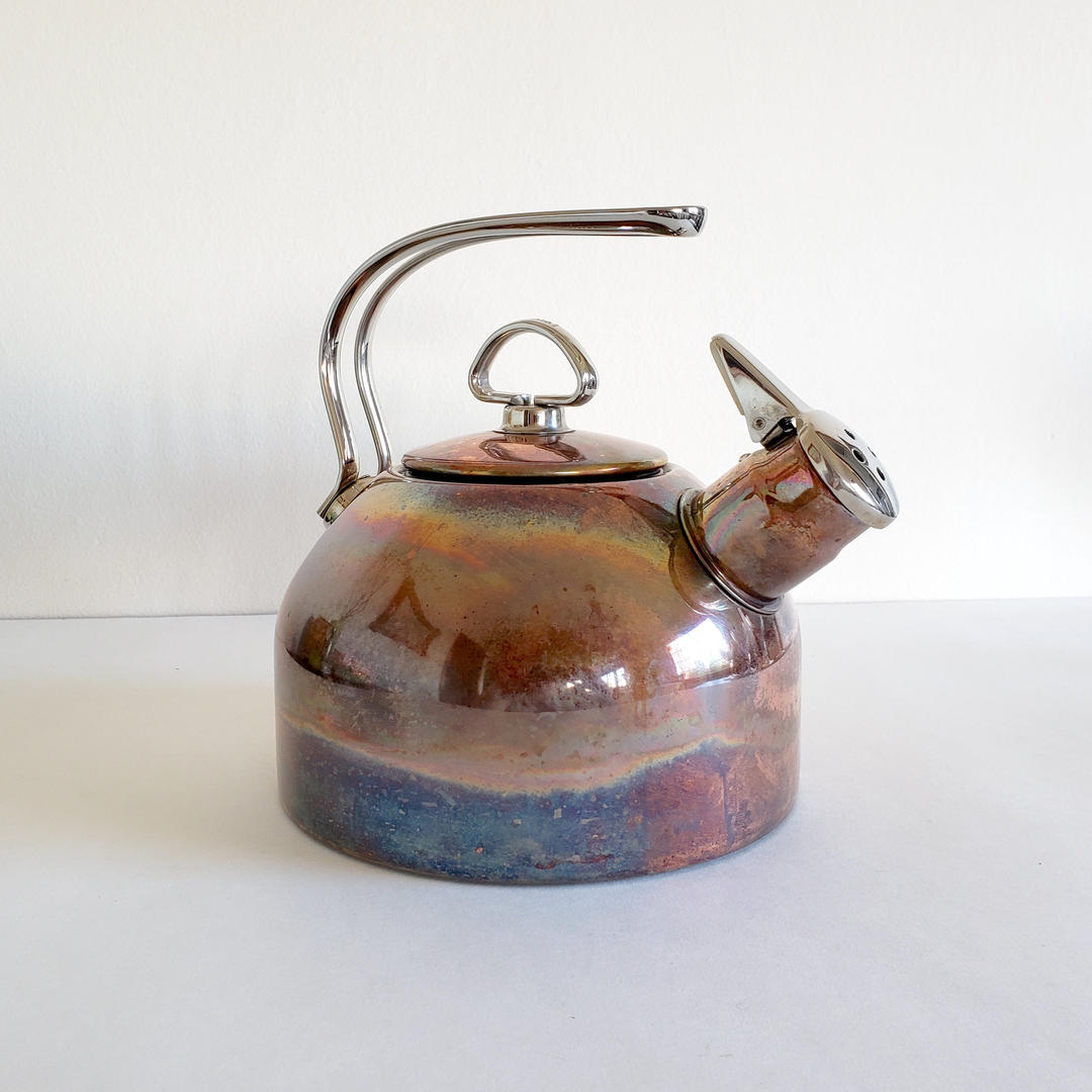 Chantal Copper Whistling Tea Kettle