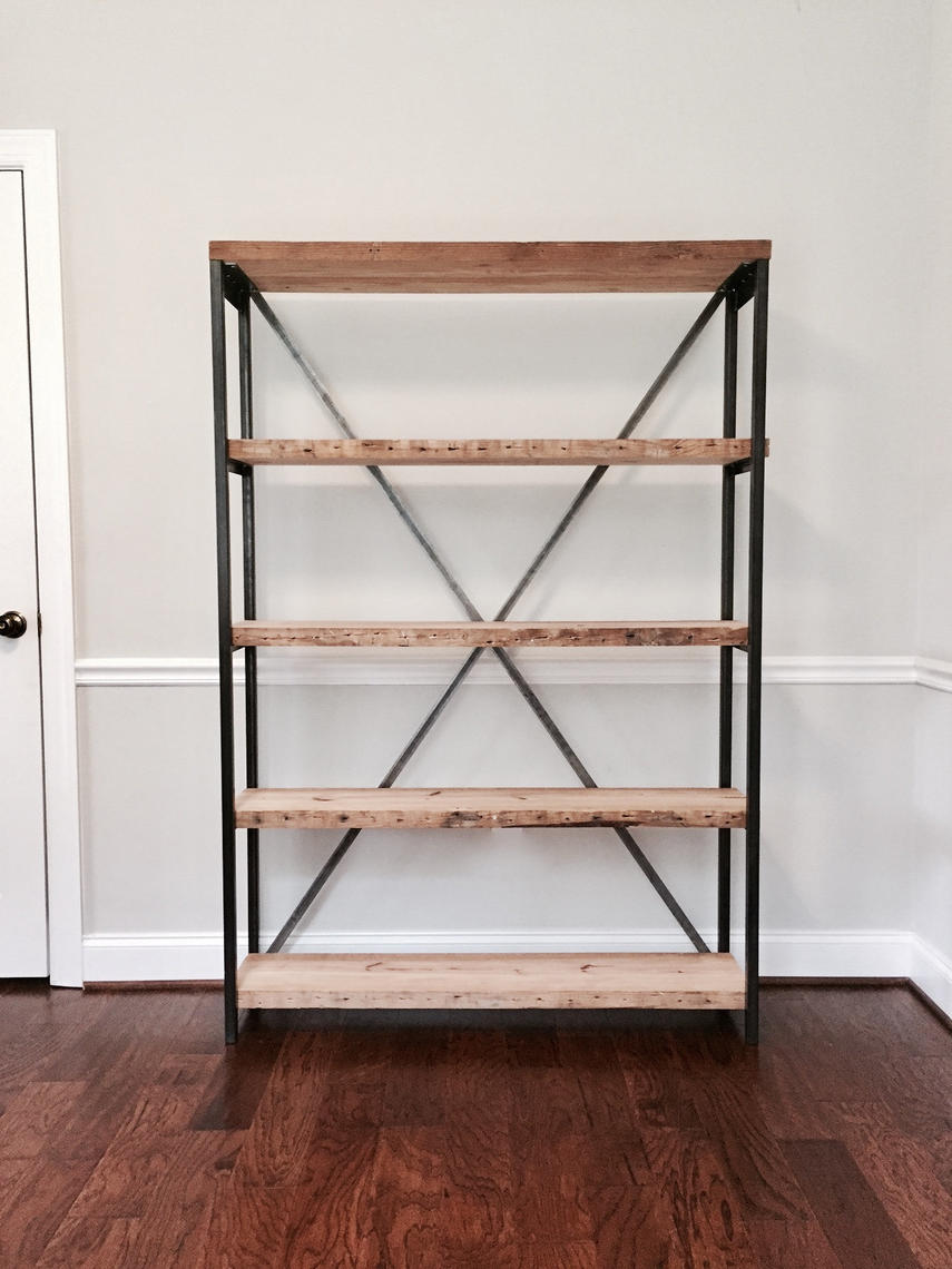 The Riley Bookshelf Reclaimed Wood Bookshelf Multiple Sizes