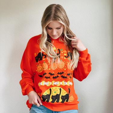 Vintage Halloween Sweater Sweatshirt 