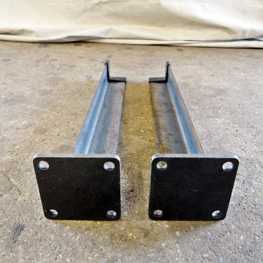 SET of 4 Angle Iron Table Legs for dining table - 28&quot;  
