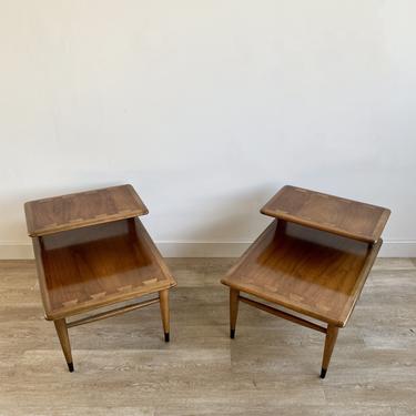 Pair of Mid Century Lane Acclaim End Tables / Nightstands