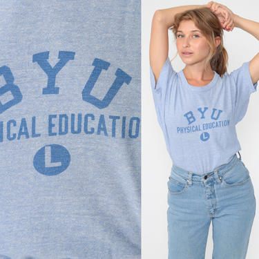BYU Shirt 80s Brigham Young University Tshirt Champion | Shop 