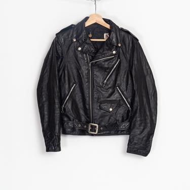 70s Schott Perfecto Leather Moto Jacket - Men's XS, Size 34 | Vintage Rare Collectible Motorcycle Biker Coat 