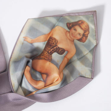 1950s peek a boo tie / 50s pin up tie / men 