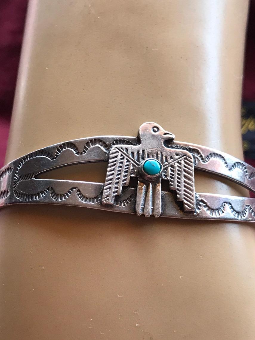 VINTAGE 60s〜70s Navajo Turquoise Bangle 1970's Vintage Navajo Bezel Set Turquoise Cuff Bracelet - Etsy