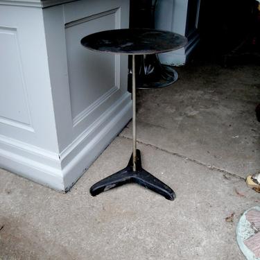 Vintage iron industrial display stand 