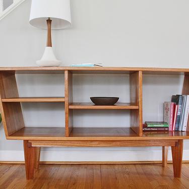 Open Credenza or Sideboard - Danish Modern, Mid-Century Modern Inspiration 