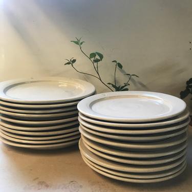 handmade dinner plates, pottery dinnerware, ceramic plate, pottery dishes, place set, wedding registry, dinnerware, white dinnerware, plates 