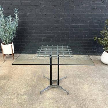 Mid-Century Modern “Grid” Dining Table by Robert Josten, c.1970’s 