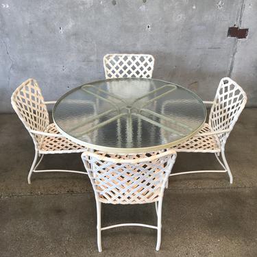 Brown Jordan Patio Set With Four Chairs & Table