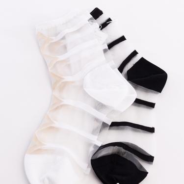 ANTIPAST Sheer Diamond Stripe Socks Robin Richman Bucktown