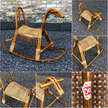 Bamboo rocking horse clearance