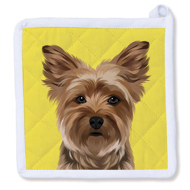 Yorkie Yorkshire terrier Potholder